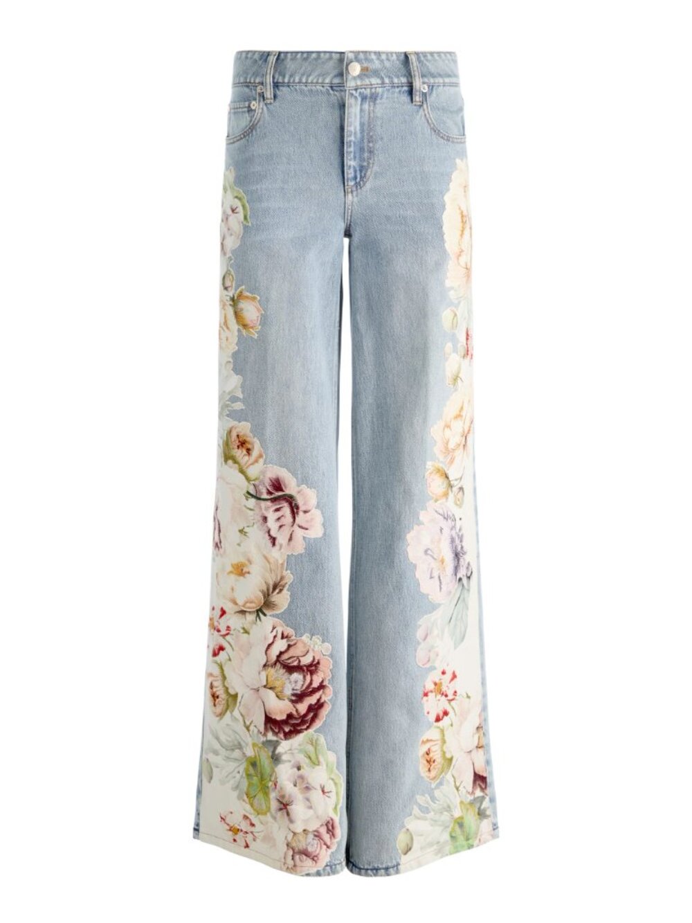 Alice & Olivia Amazing embroidered jean - Picture 6 of 9